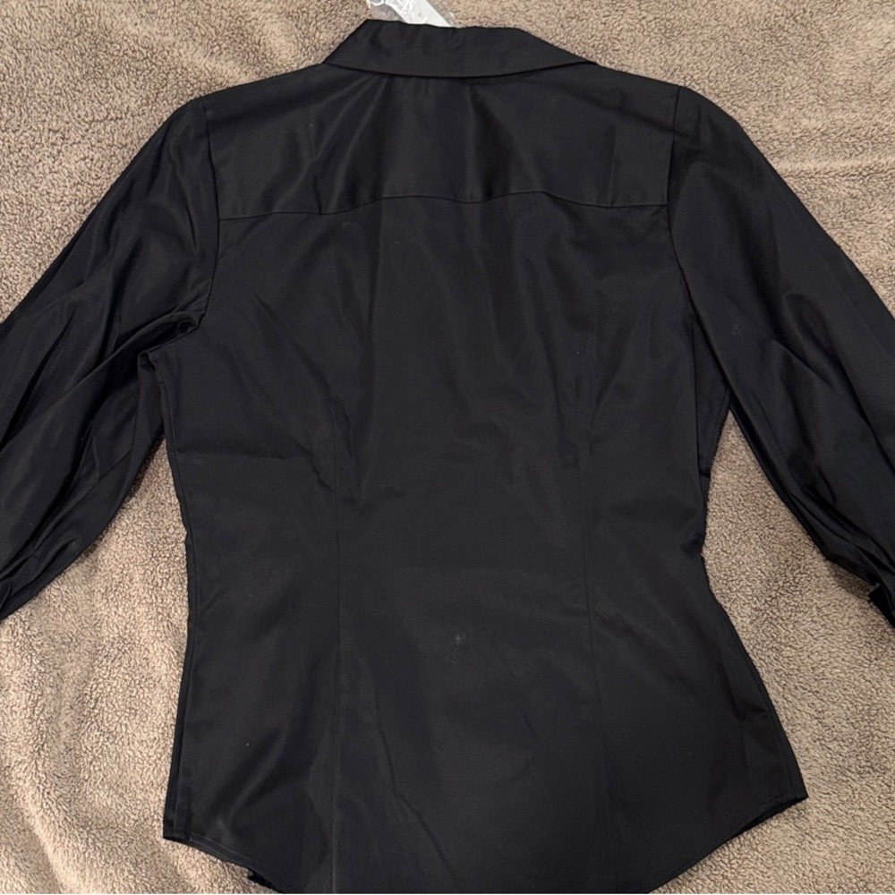 ANTONIO MELANI Classic Black Blouse - Picture 5 of 6